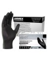 AMMEX Black Nitrile Exam Gloves, Size Large, 1000 Count, Light-Duty