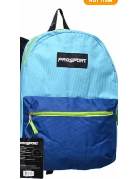 Kole Imports  17 in. Prosport Backpack, Blue