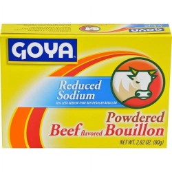 GOYA Powdered Beef Bouillon Reduced Sodium 2.82 Oz 2