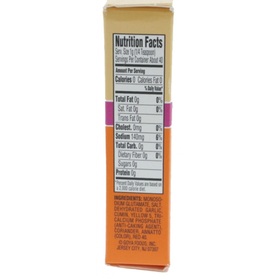 Goya Coriander & Annatto Seasoning 8 Pack - Sazon Culantro y Achiote (Pack of 1)