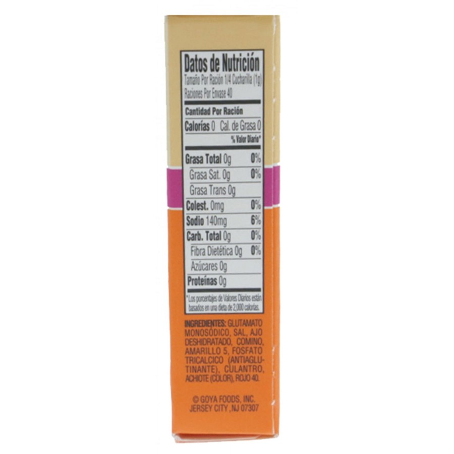 Goya Coriander & Annatto Seasoning 8 Pack - Sazon Culantro y Achiote (Pack of 1)