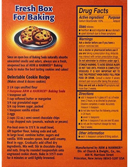 Arm & Hammer Baking Soda - Net Wt 1 lb - (Pack Of 2)