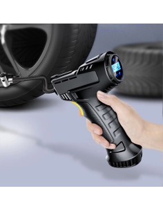 120W Car Air Pump Electric Car Tire Inflatable Pump Portable Rechargeable Air Compressor Digital Auto Tire Inflator Equipment