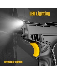 120W Car Air Pump Electric Car Tire Inflatable Pump Portable Rechargeable Air Compressor Digital Auto Tire Inflator Equipment 2